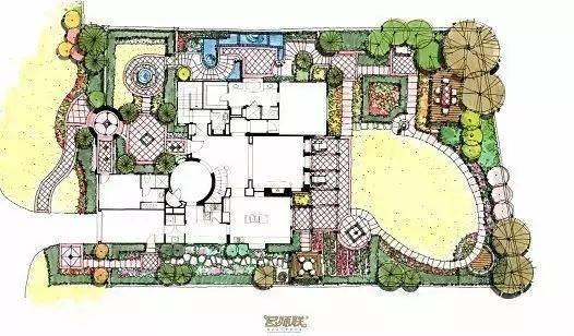 100款园林庭院景观设计平面效果图,总有一款是你喜欢的